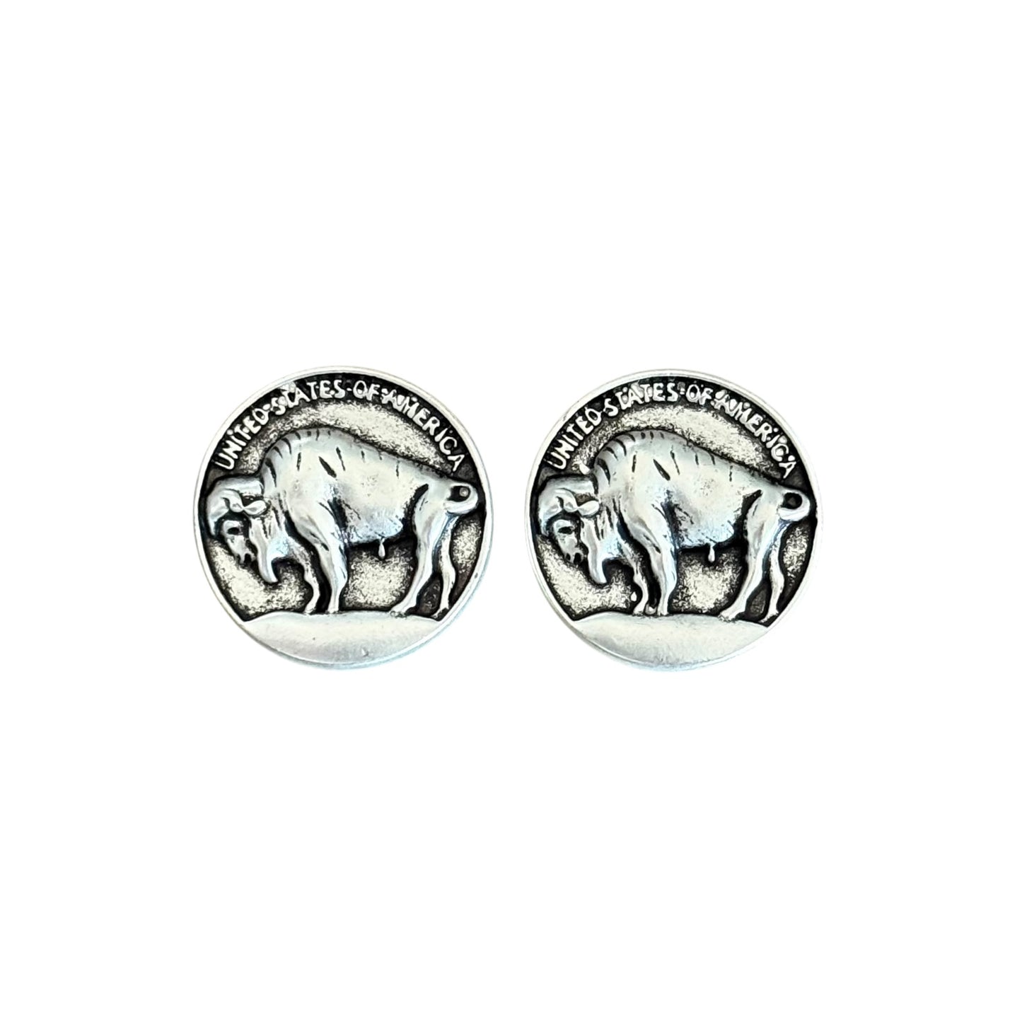 Buffalo Coin Earrings