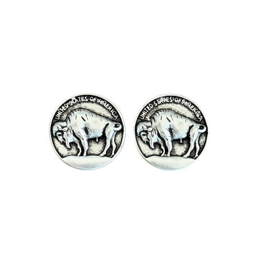 Buffalo Coin Earrings