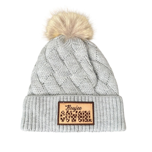 Grey Boujee Cowgirl Toque