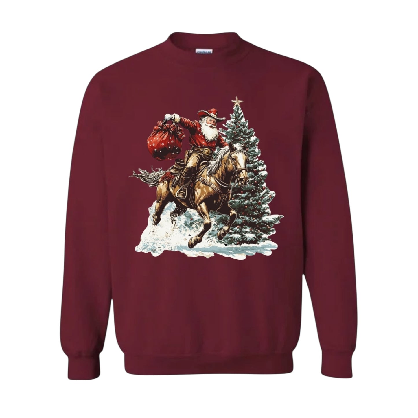 Western Santa Christmas Crewneck • PRE ORDER •