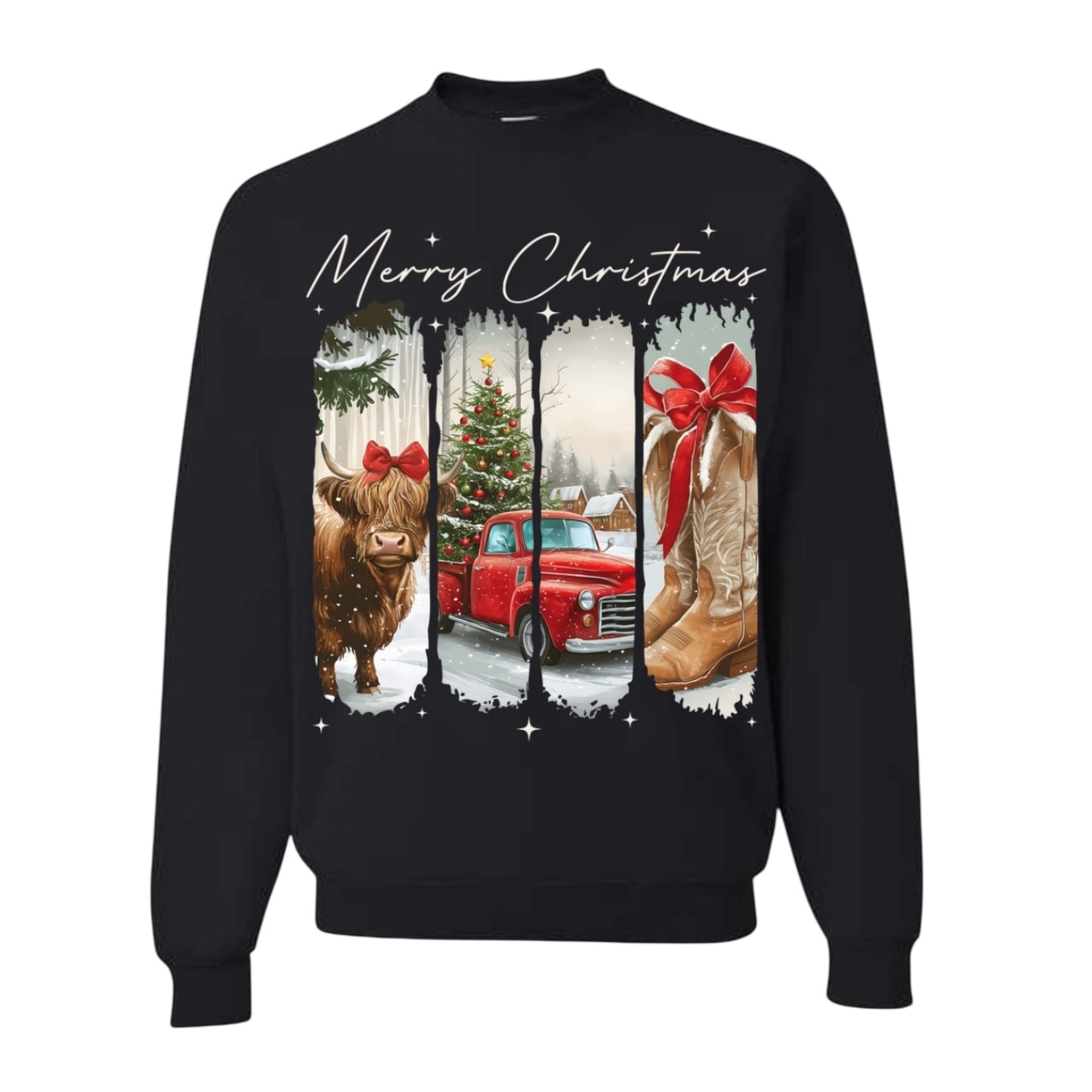 Western Christmas Crewneck • PRE ORDER •