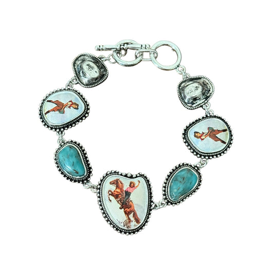 Cowgirl Turquoise Bracelet