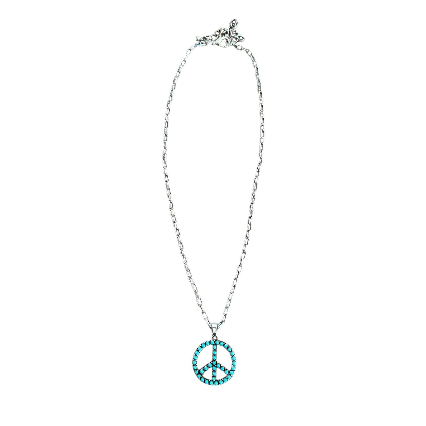 Turquoise Peace Necklace