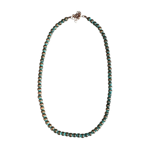 Patina Navajo Pearl Necklace