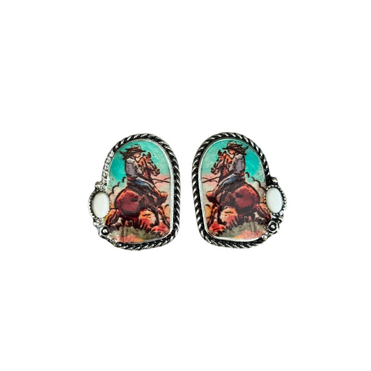 Cowgirl Heart Earrings