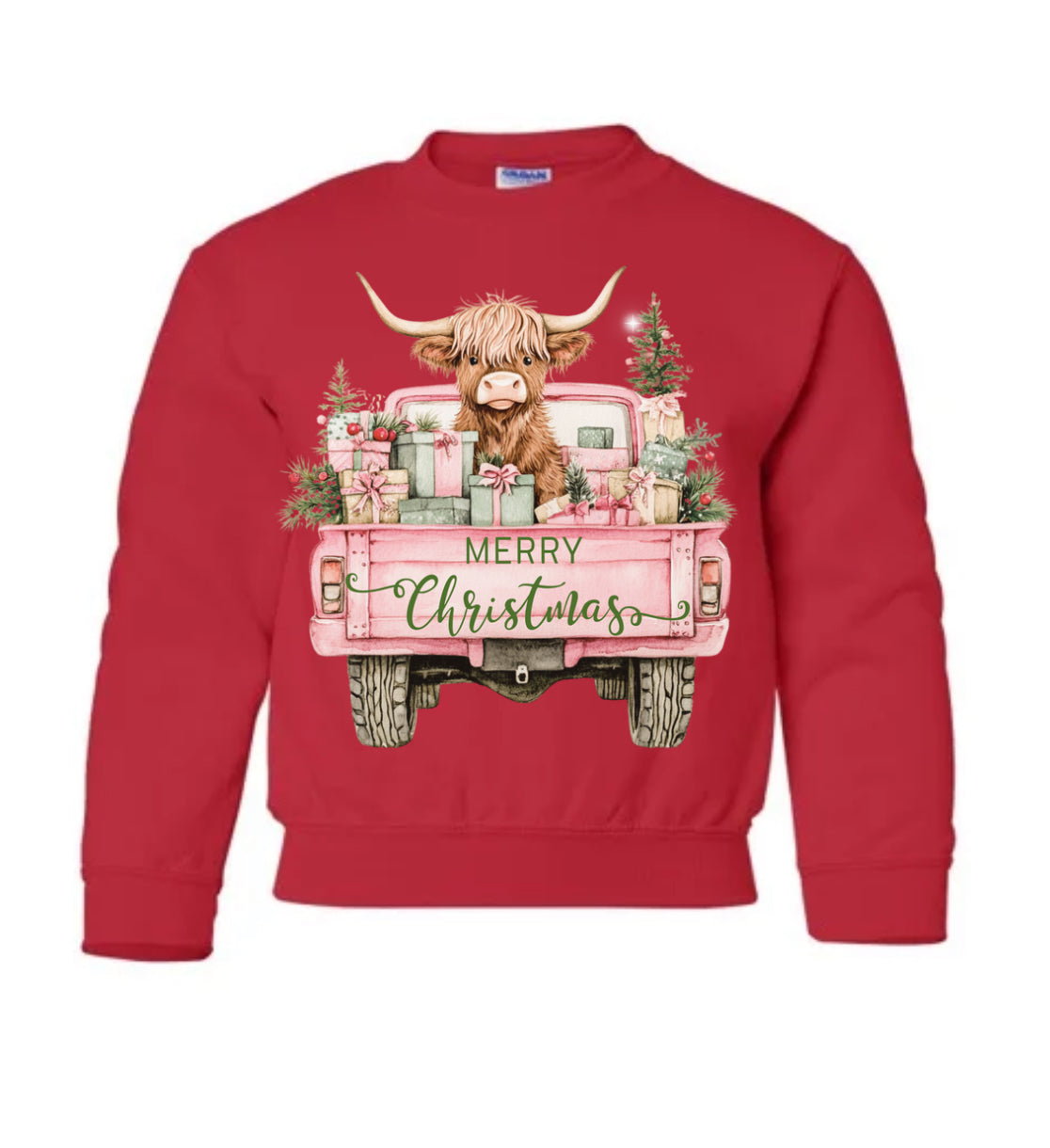 YOUTH/TODDLER Western Christmas Crewnecks (12 designs, 3 colour options) •PRE ORDER•
