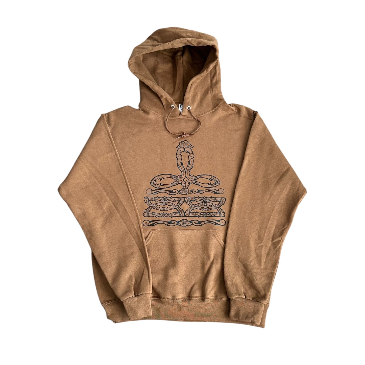 Pecan Tooled Boot Stitch Hoodie