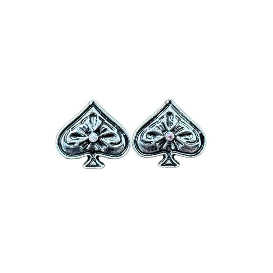 Mini Spade Earrings