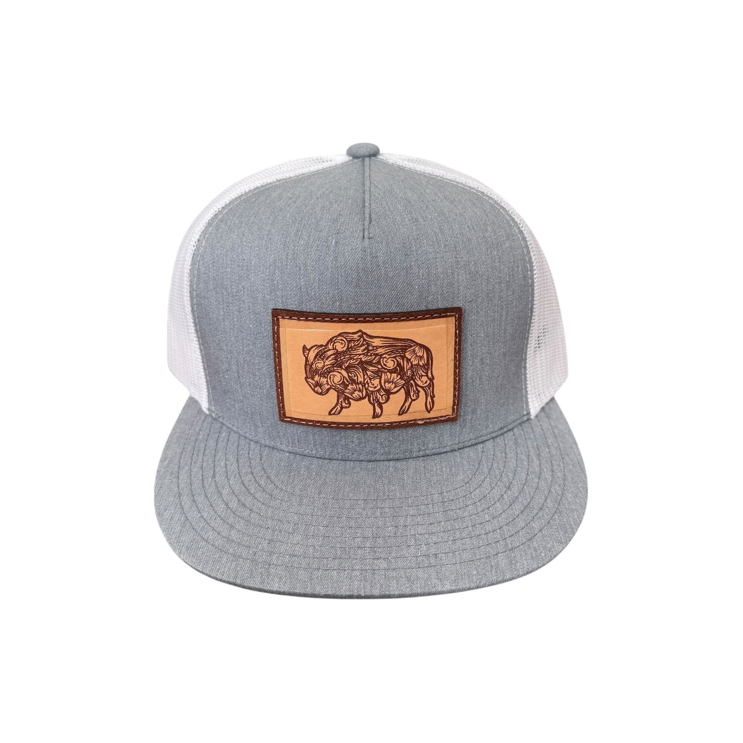 Grey/White Snapback Hat