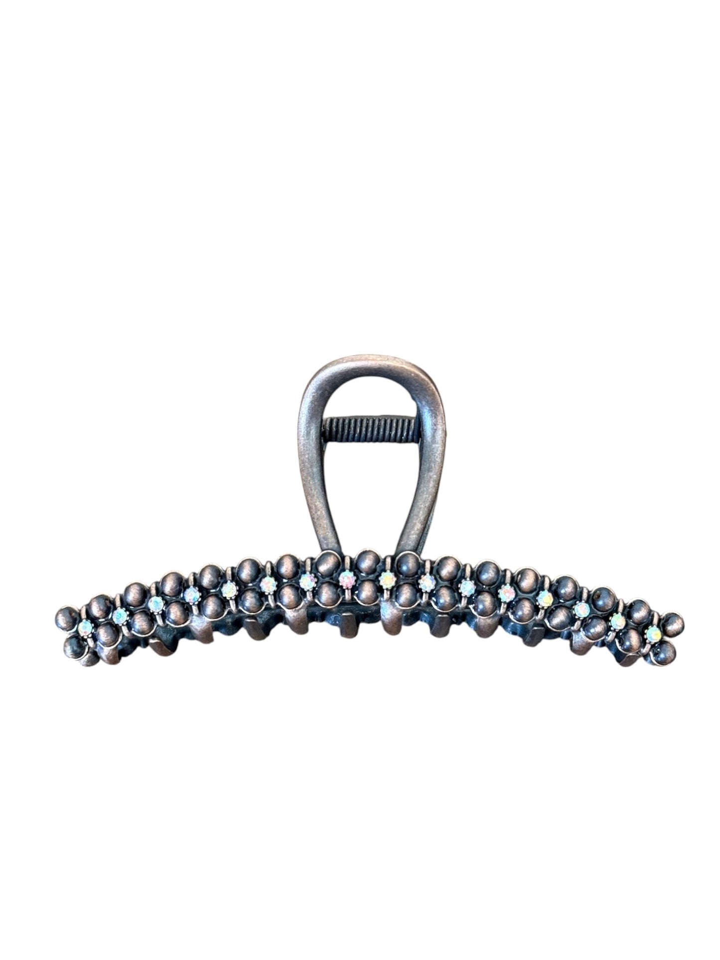 Copper Navajo Pearl Bar Claw Clip