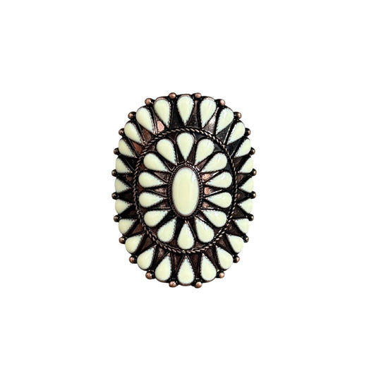 Copper Cluster Stretch Ring