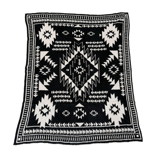 Aztec Plush Throw Blanket