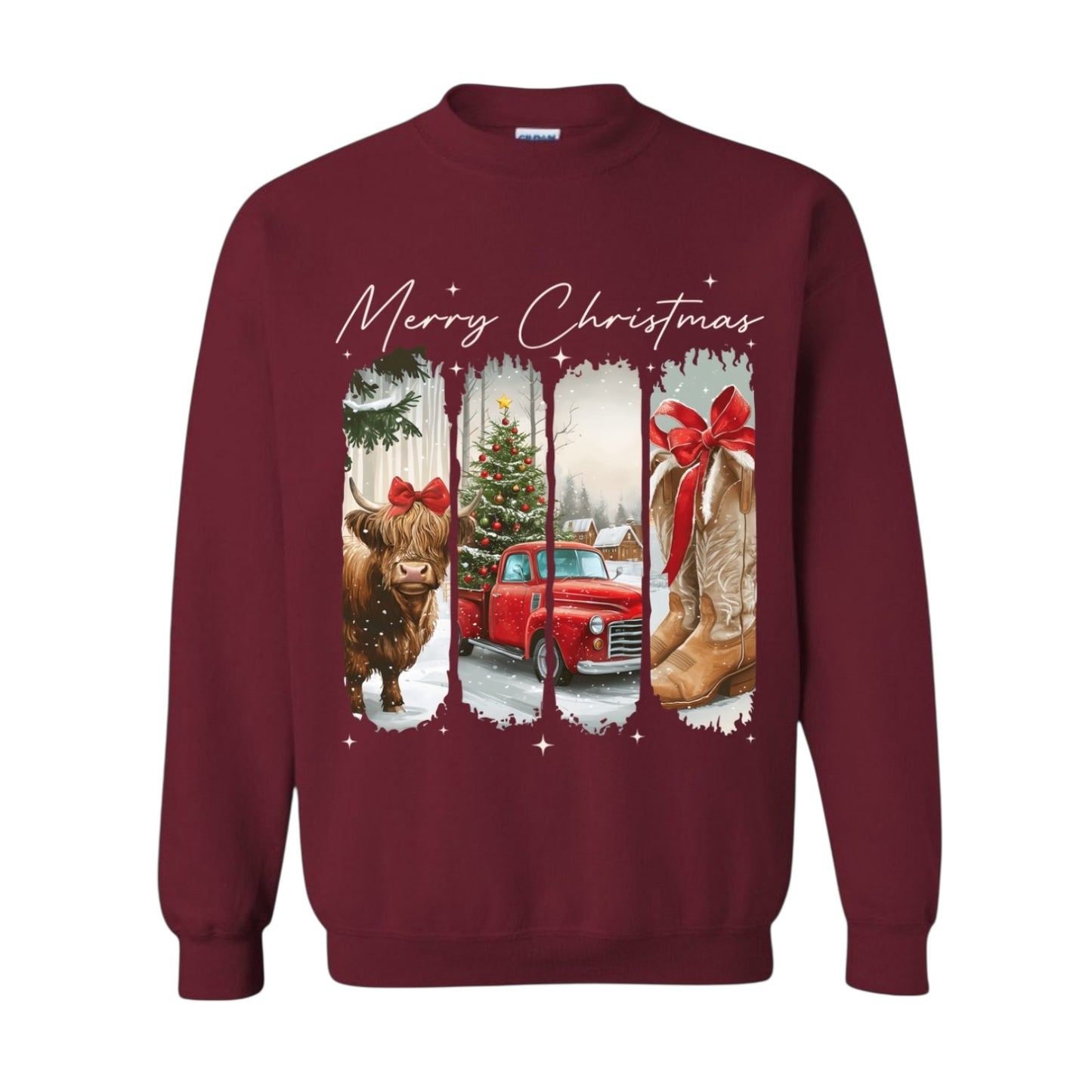 Western Christmas Crewneck • PRE ORDER •