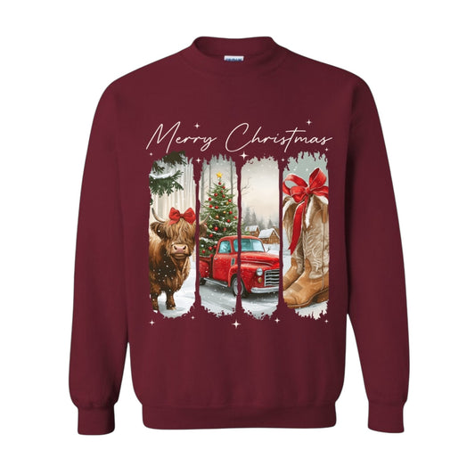 Western Christmas Crewneck • PRE ORDER •