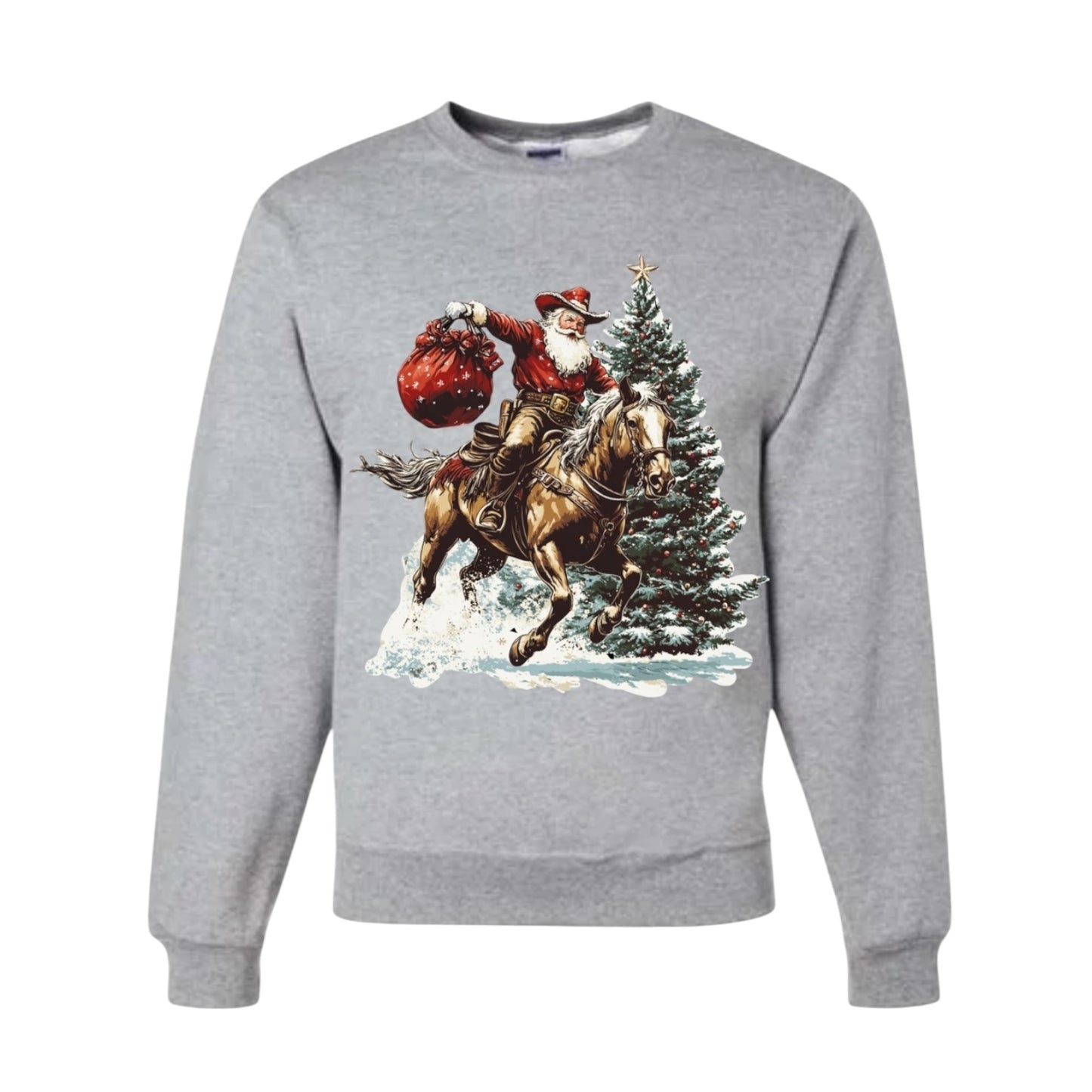 Western Santa Christmas Crewneck • PRE ORDER •