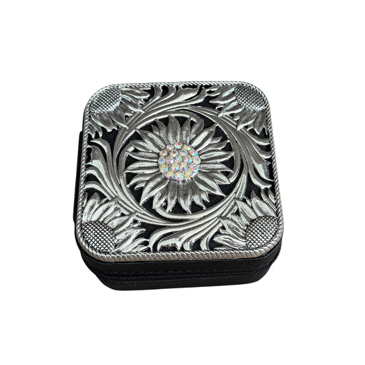 Sunflower Black Jewelry Box