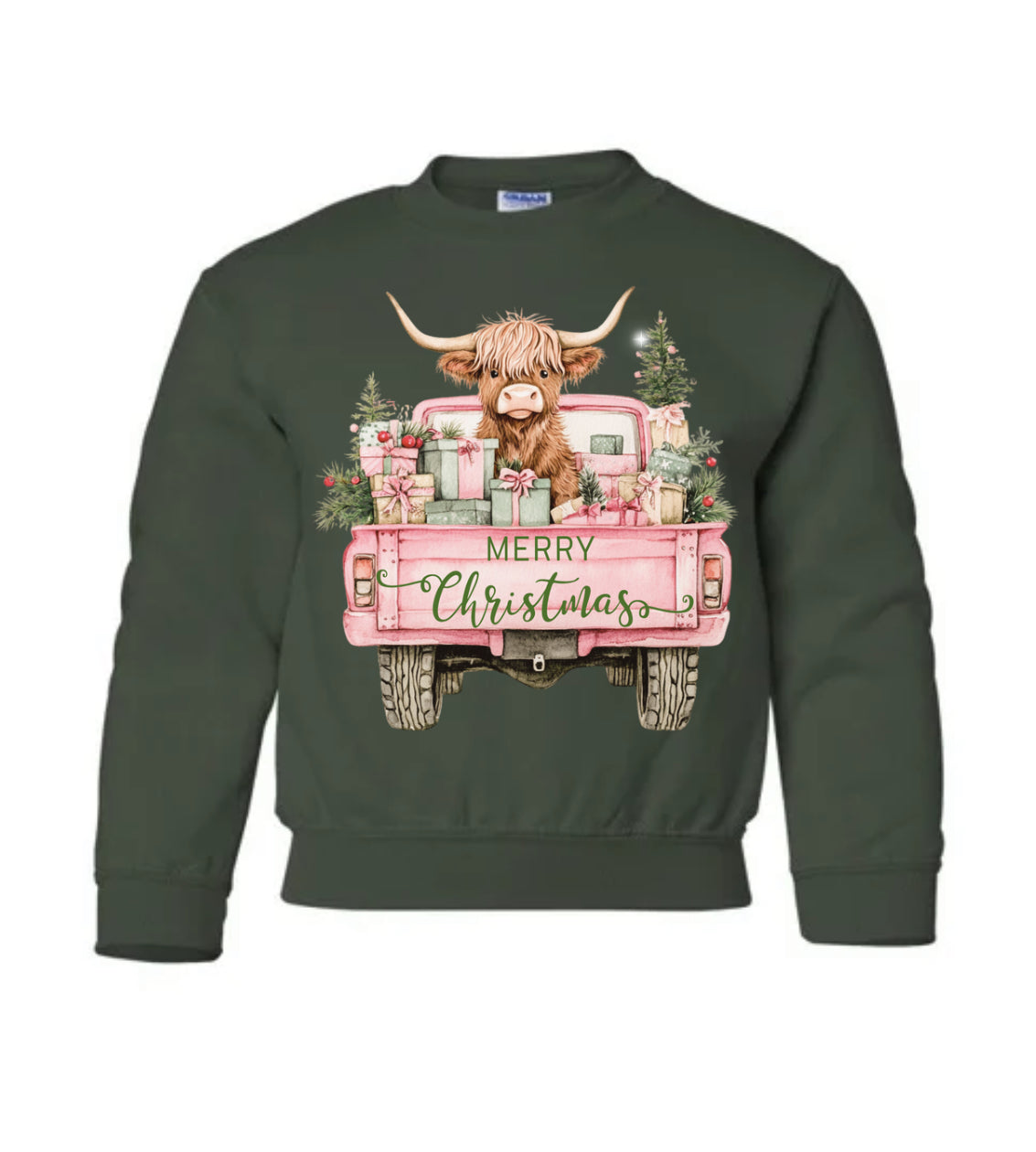 YOUTH/TODDLER Western Christmas Crewnecks (12 designs, 3 colour options) •PRE ORDER•