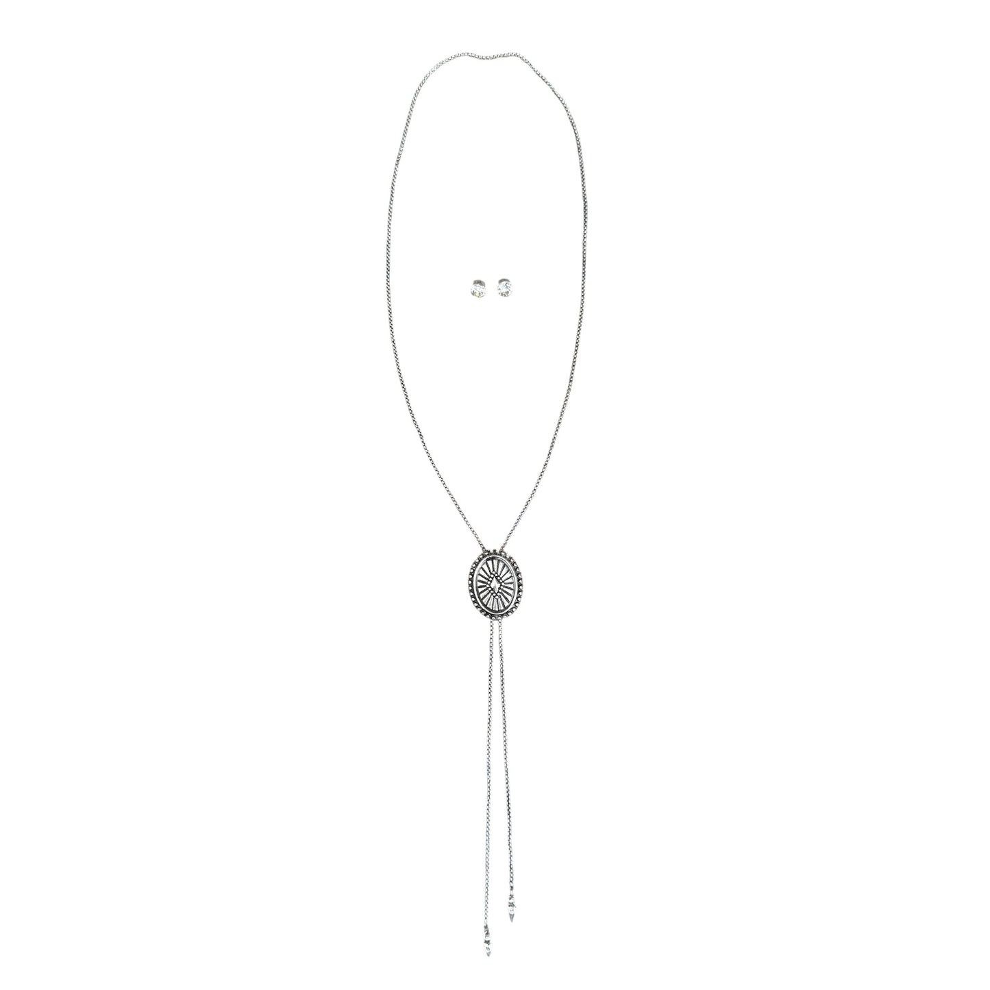 Concho Bolo Necklace Set