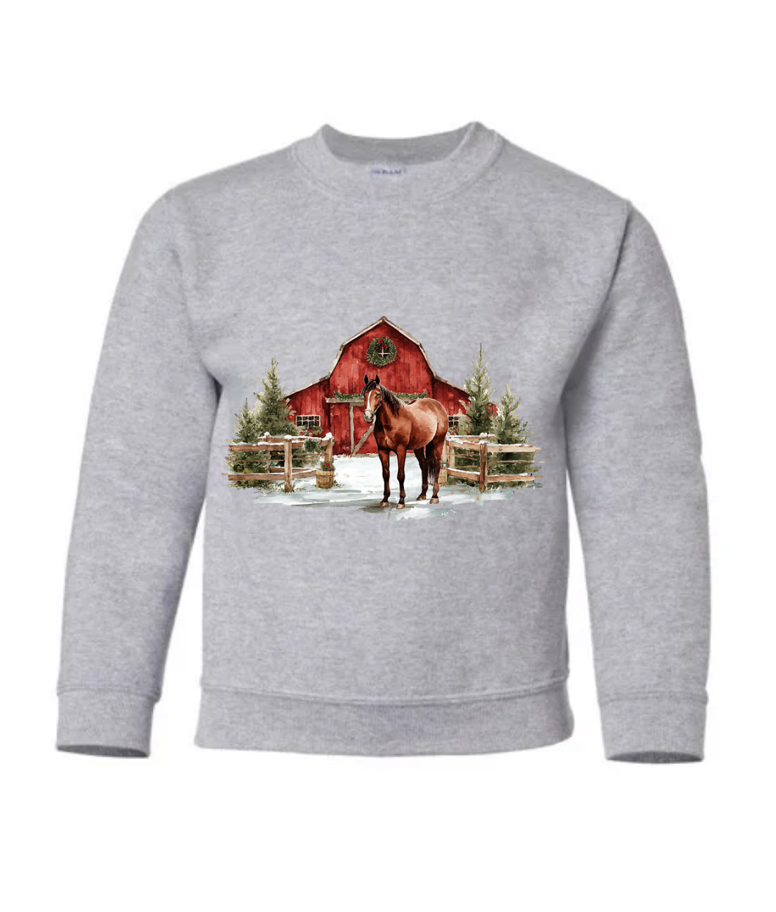 YOUTH/TODDLER Western Christmas Crewnecks (12 designs, 3 colour options) •PRE ORDER•