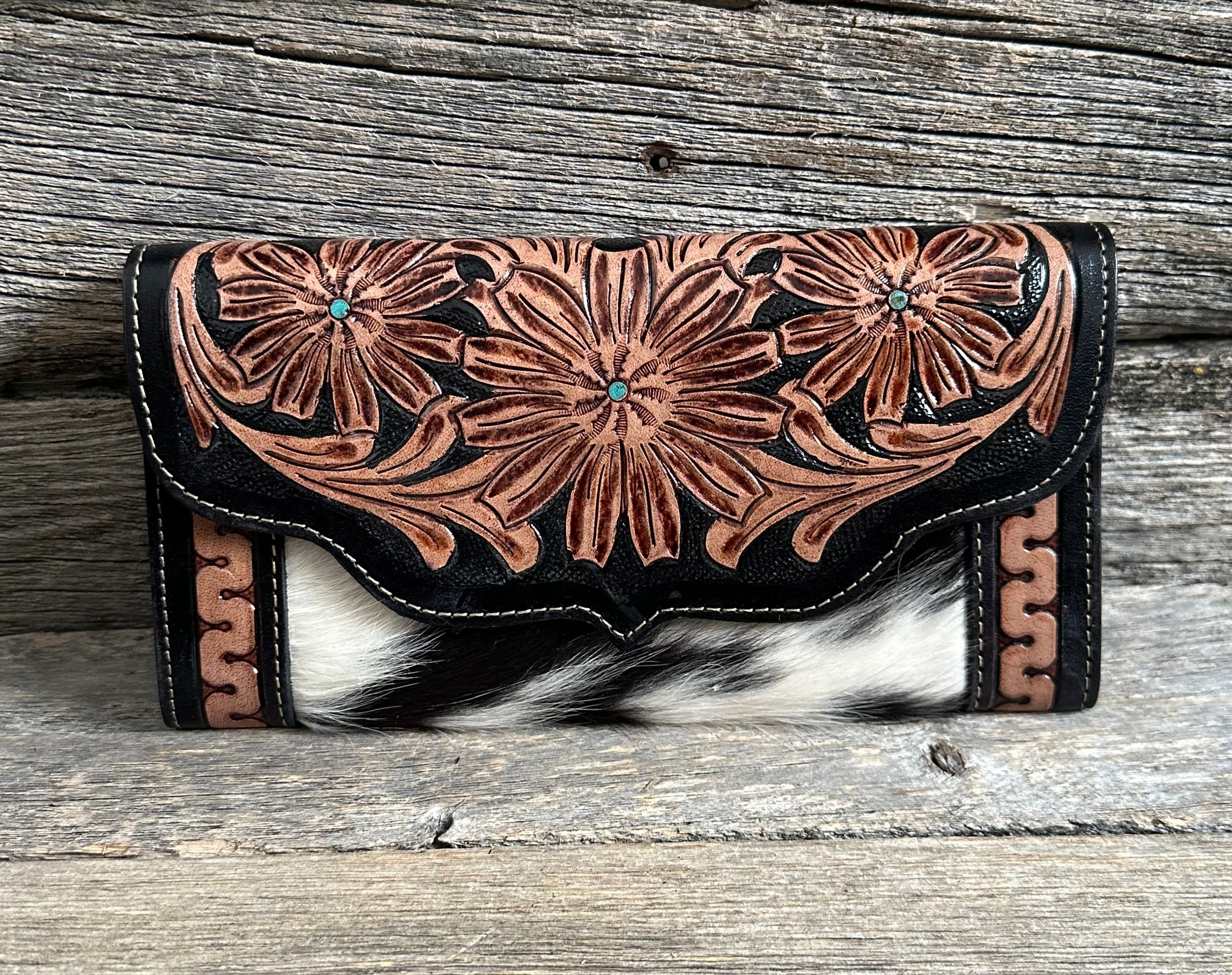 Cowhide wallet shop