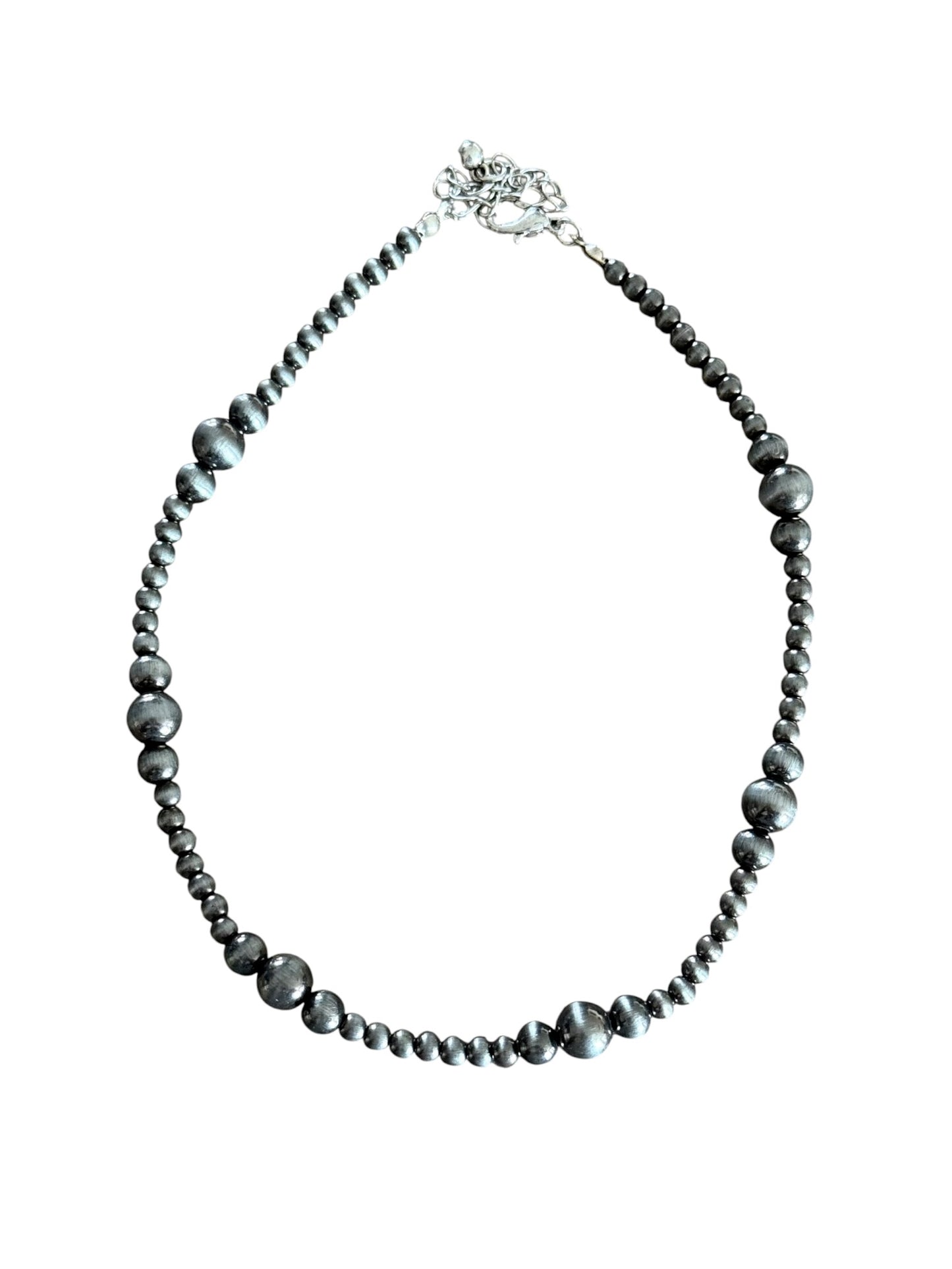 Gunmetal Navajo Pearl Choker