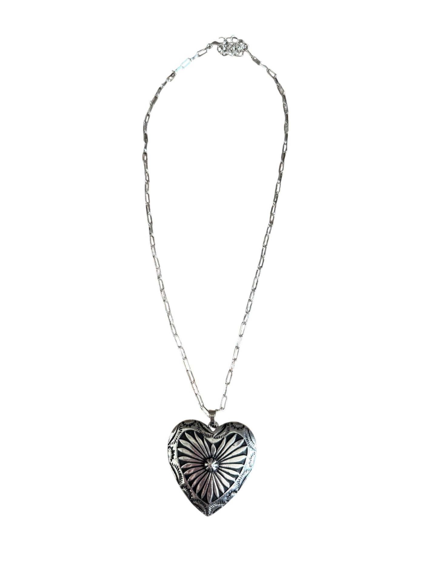 Heart Concho Large Necklace