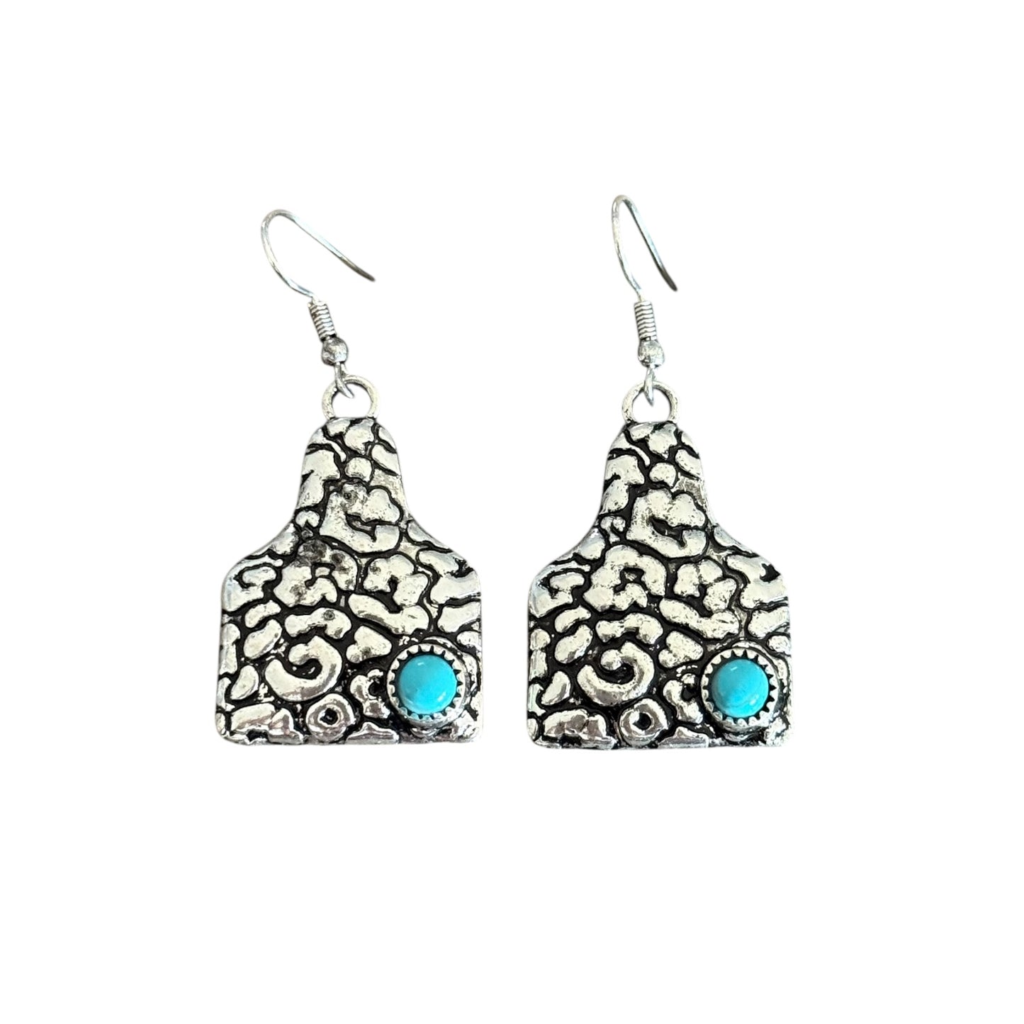 Leopard Tag Earrings