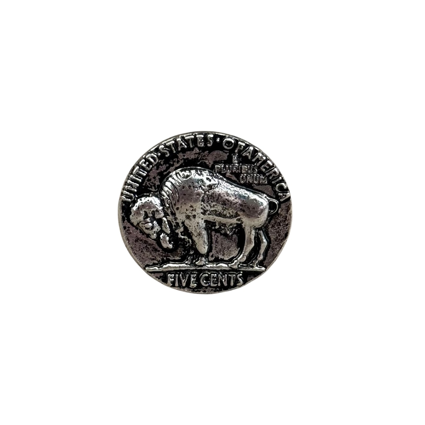 Buffalo Coin Cuff Ring