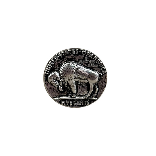 Buffalo Coin Cuff Ring