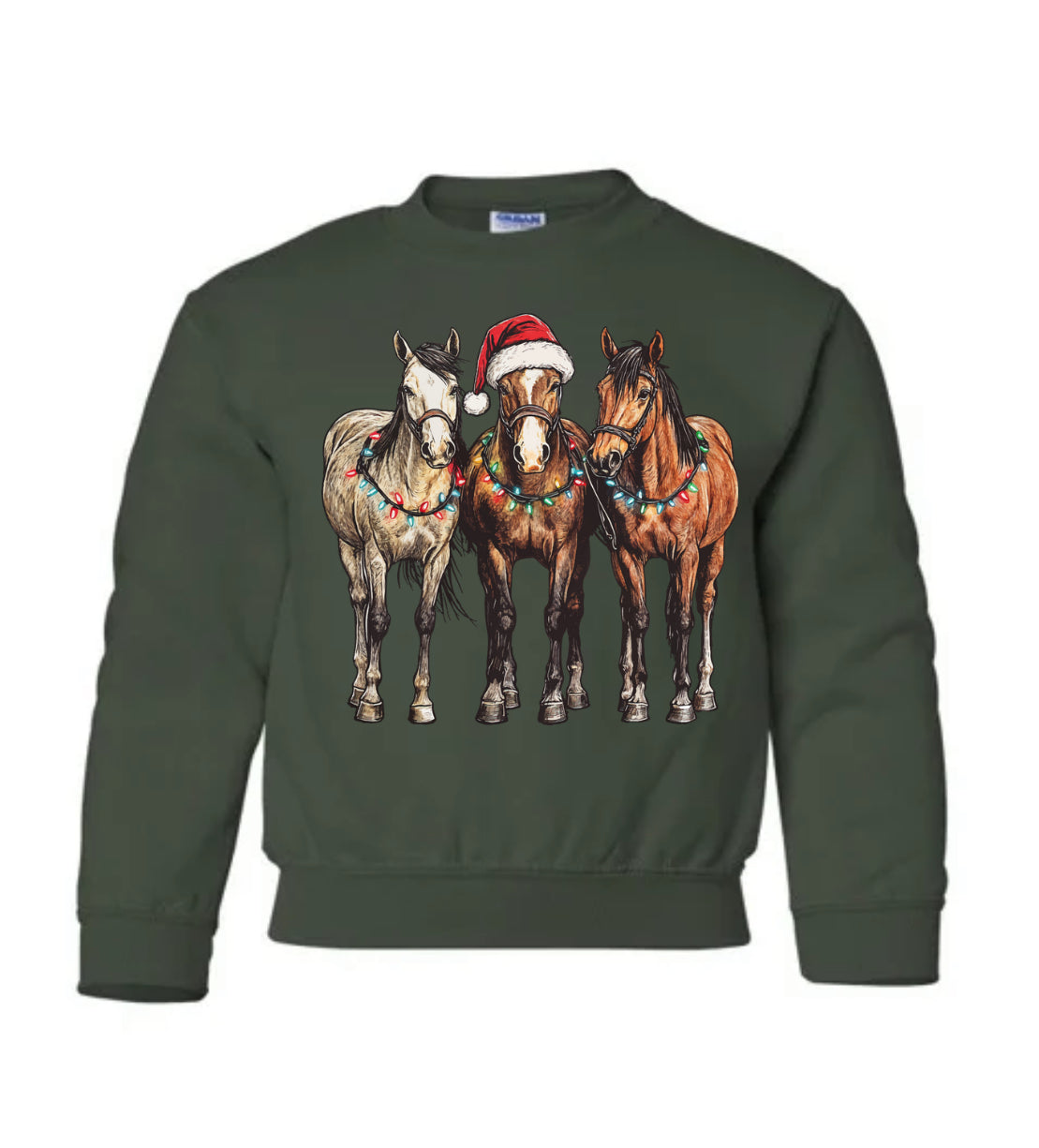 YOUTH/TODDLER Western Christmas Crewnecks (12 designs, 3 colour options) •PRE ORDER•