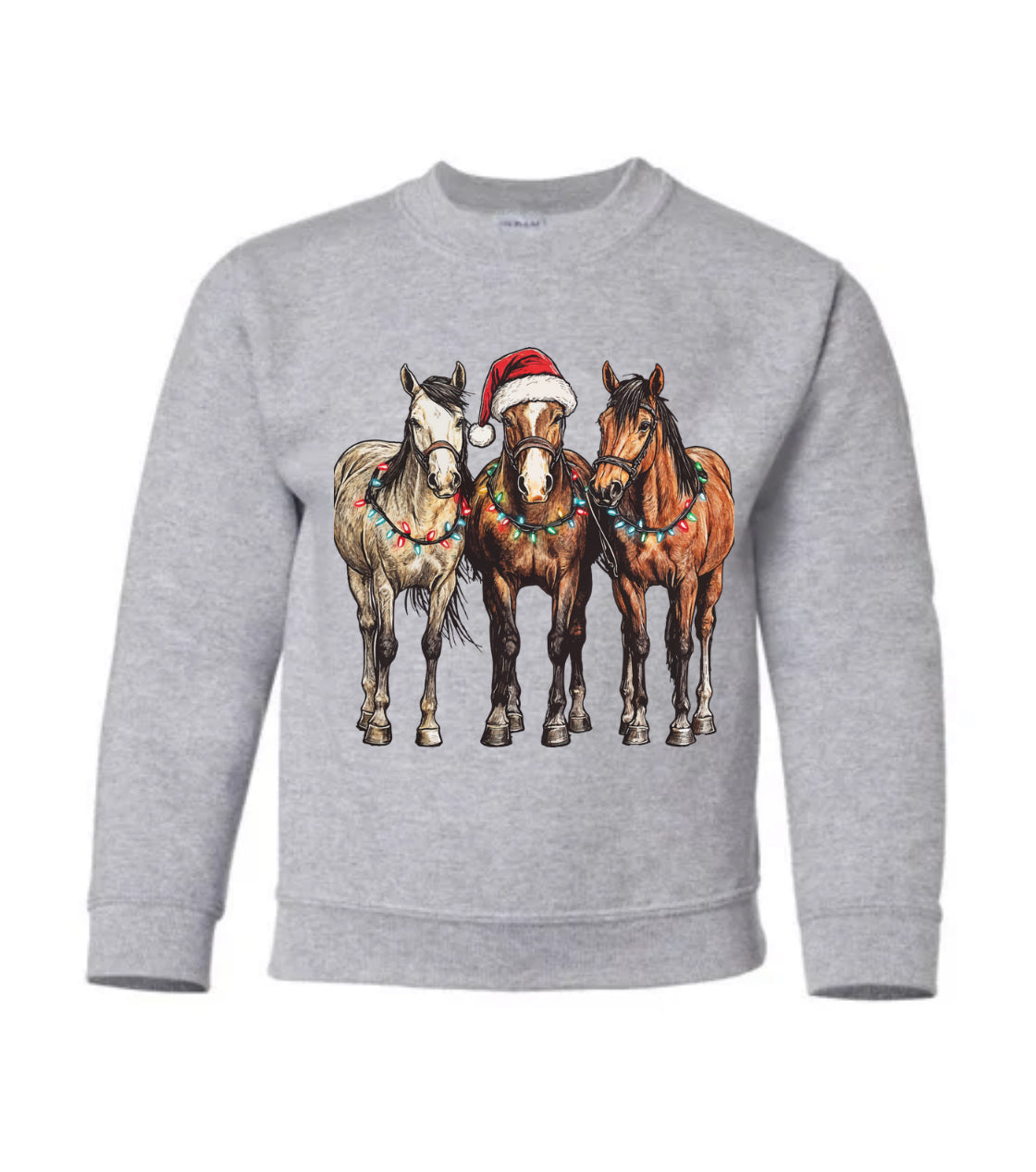 YOUTH/TODDLER Western Christmas Crewnecks (12 designs, 3 colour options) •PRE ORDER•