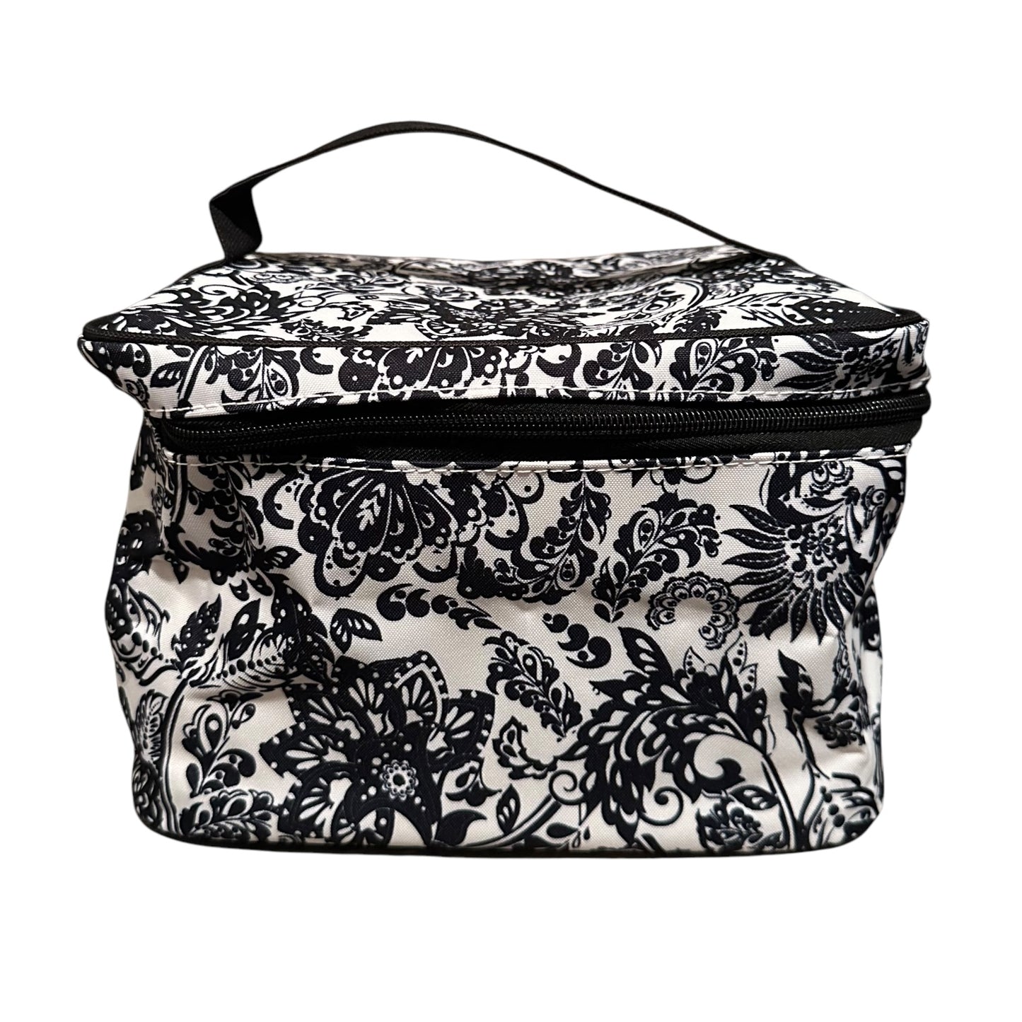 Black & White Lace Cosmetic Bag