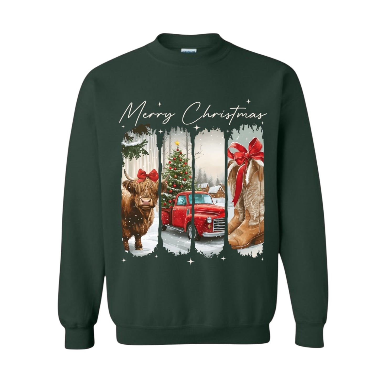 Western Christmas Crewneck • PRE ORDER •