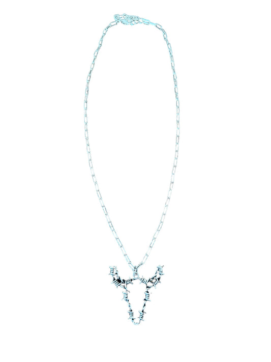 Barbwire Steer Necklace
