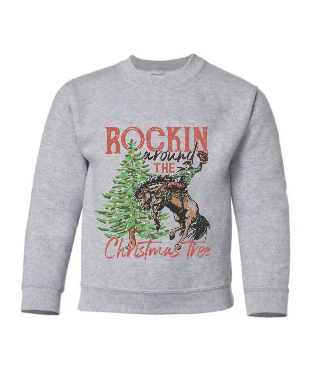 YOUTH/TODDLER Western Christmas Crewnecks (12 designs, 3 colour options) •PRE ORDER•