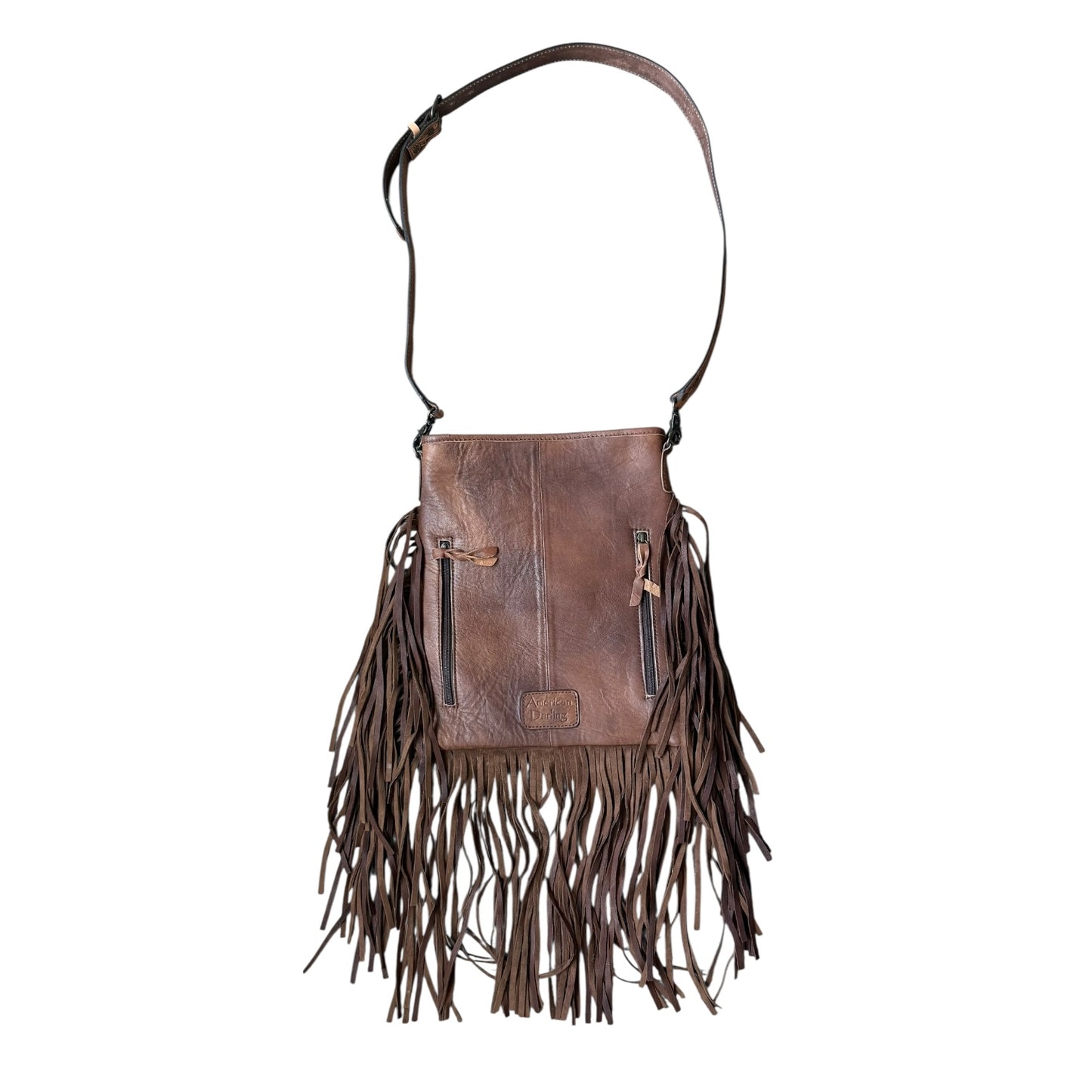 Tooled Cowhide Purse