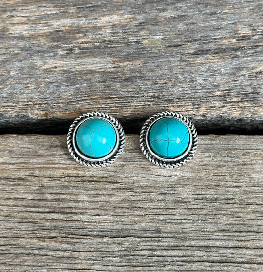 Turquoise Natural Stone Earrings