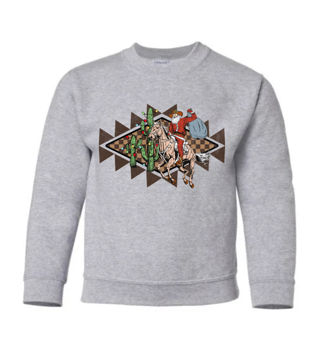 YOUTH/TODDLER Western Christmas Crewnecks (12 designs, 3 colour options) •PRE ORDER•