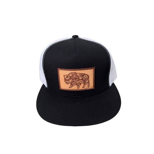 Black/White Snapback Hat
