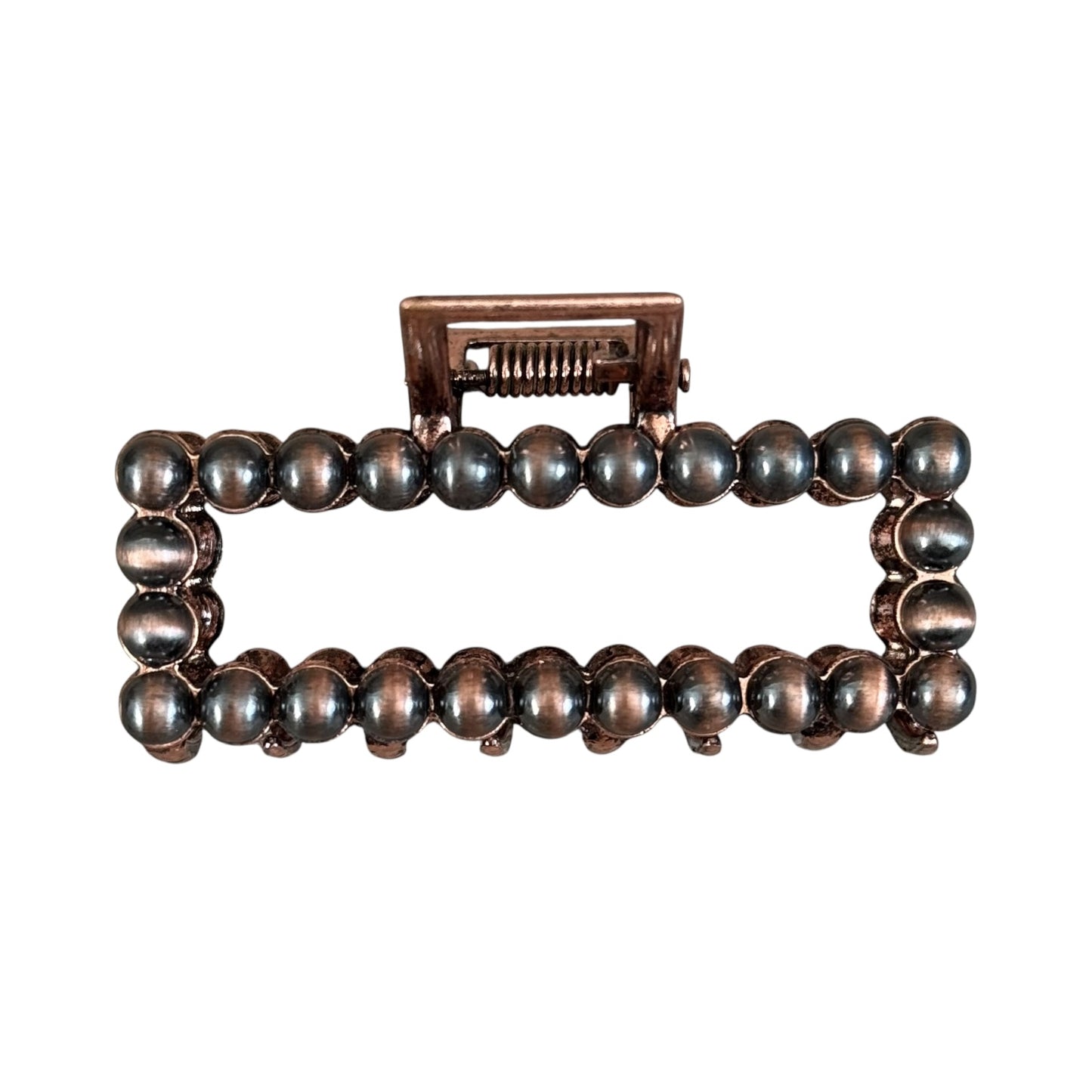 Copper Navajo Pearl Mini Claw Clip