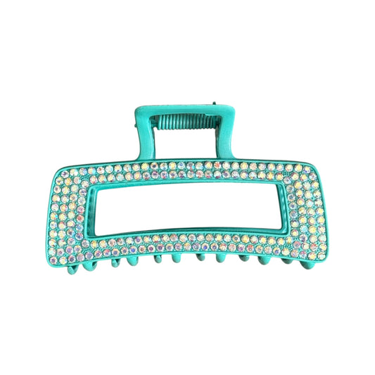 Turquoise Sparkle Claw Clip