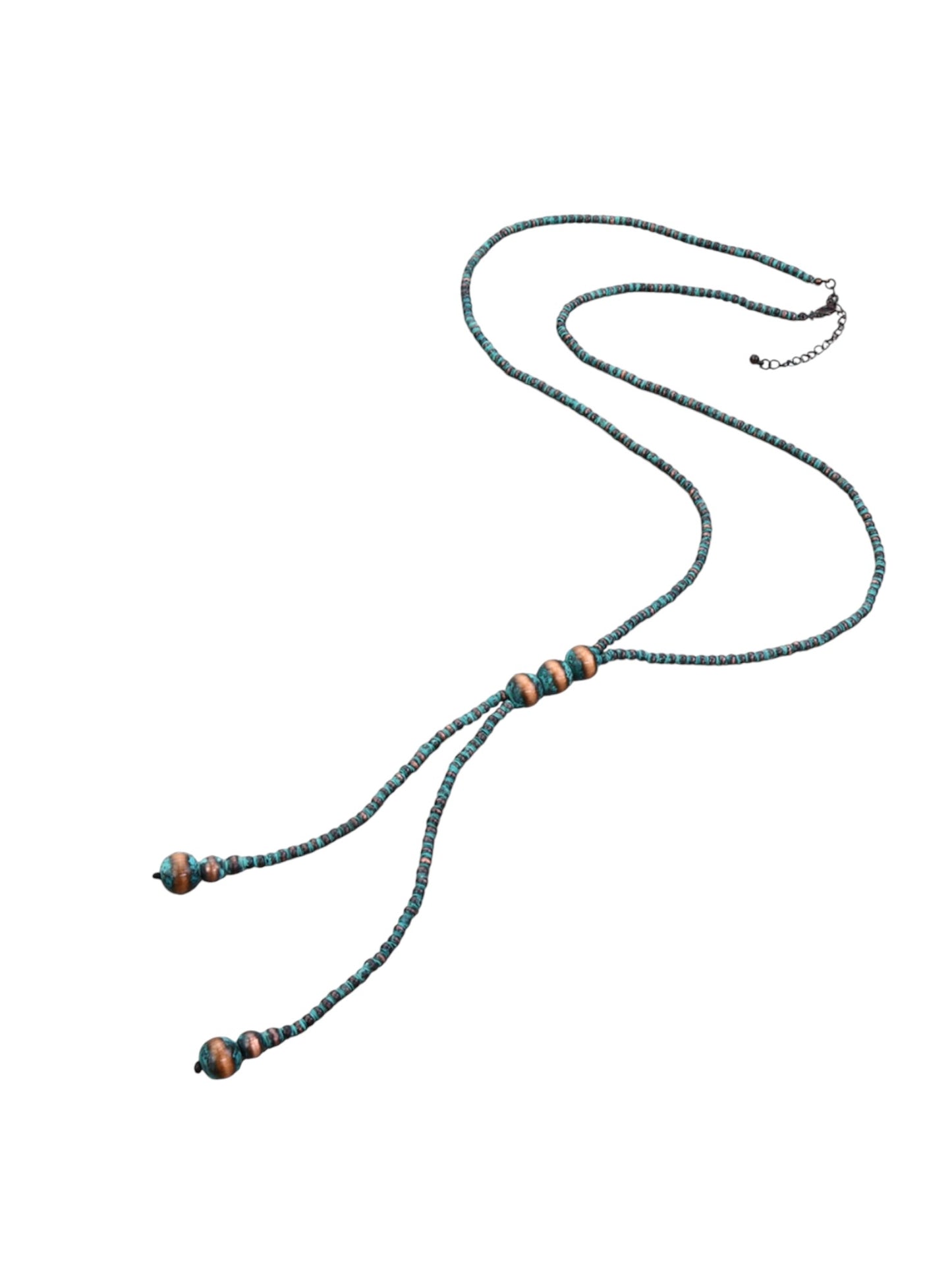 Patina Navajo Pearl Long Necklace