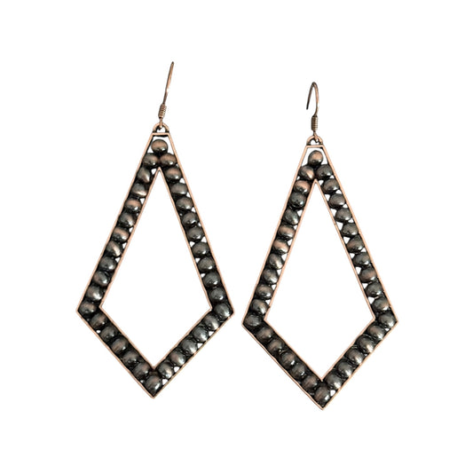 Copper Navajo Pearl Earrings