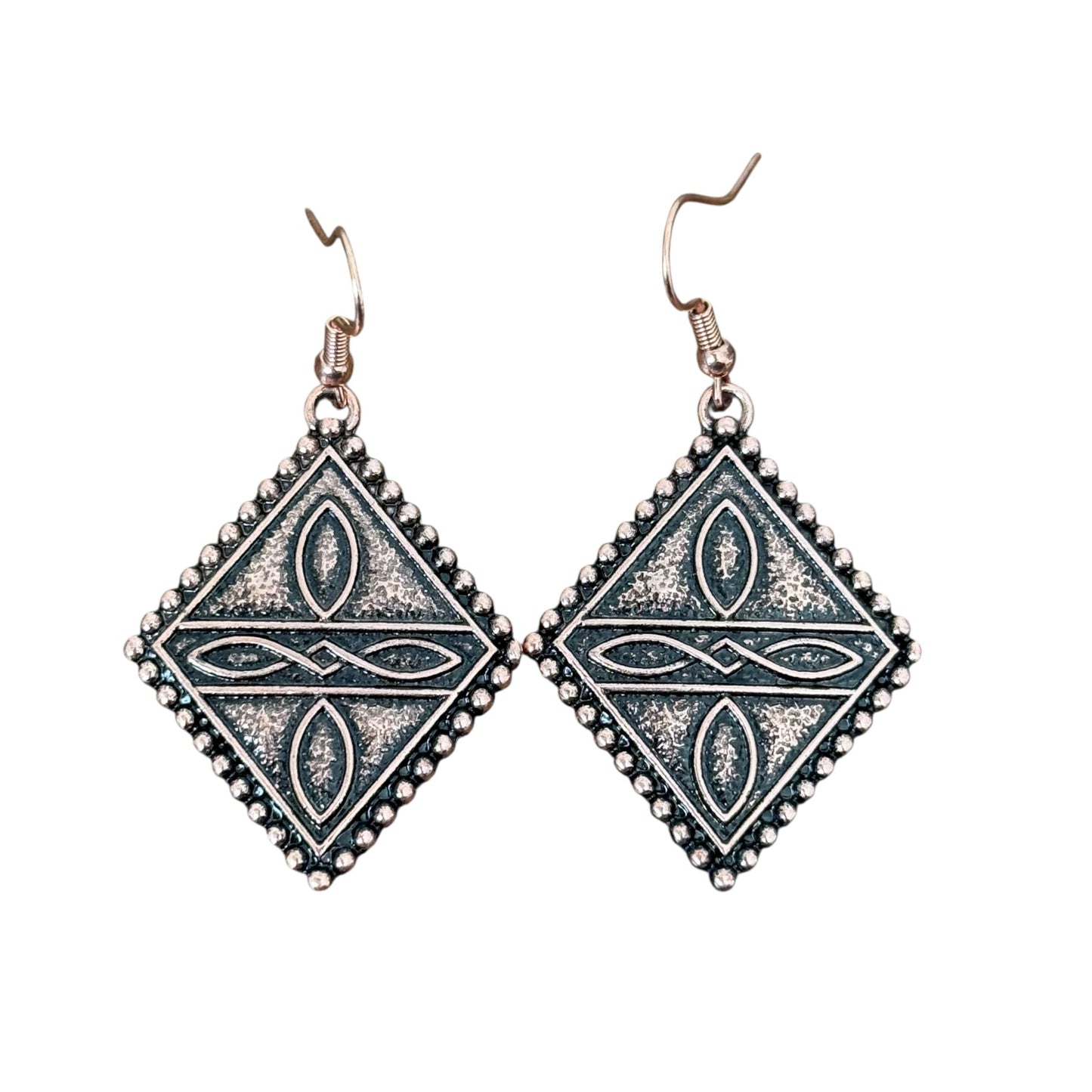 Copper Bootstitch Earrings