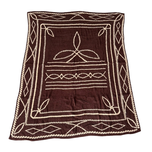 Bootstitch Reversible Throw Blanket