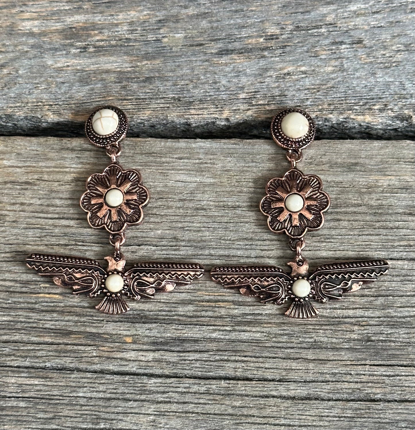 Thunderbird Concho Earrings