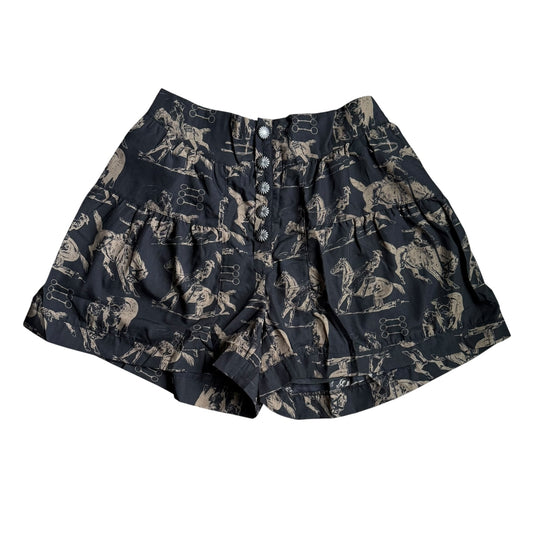 Western Button Fly Shorts