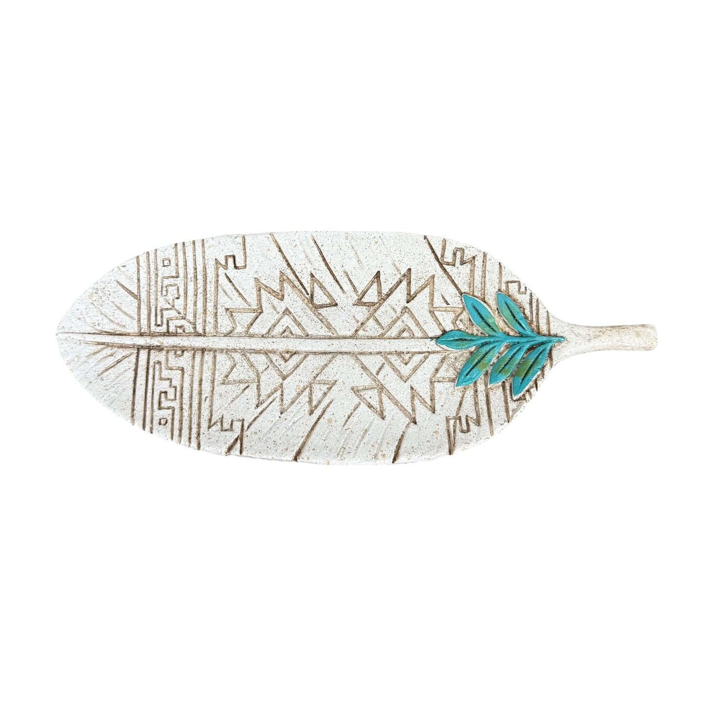 Aztec Feather Trinket Tray