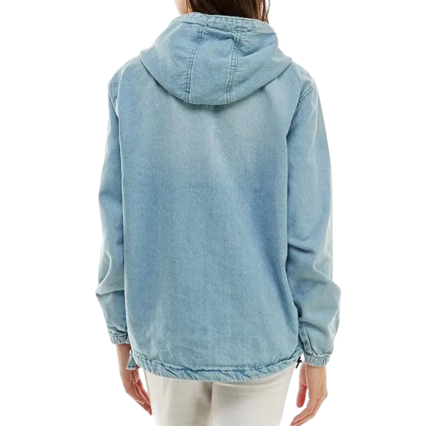 Light Wash Denim Pullover