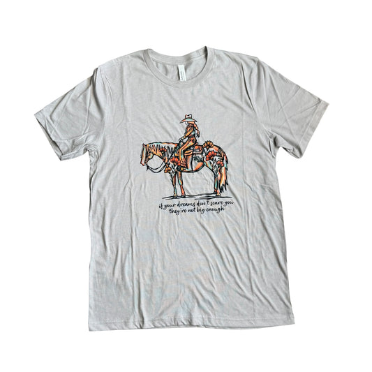 Cowgirl Dreams Cool Grey T-Shirt